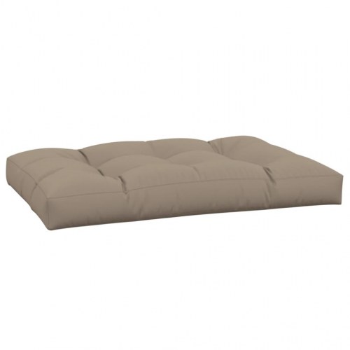 Pallehynde 120 × 80 × 12 cm - stof, gråbrun