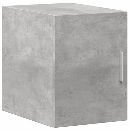Skab 30x42,5x225 cm smalt konstrueret træ betongrå