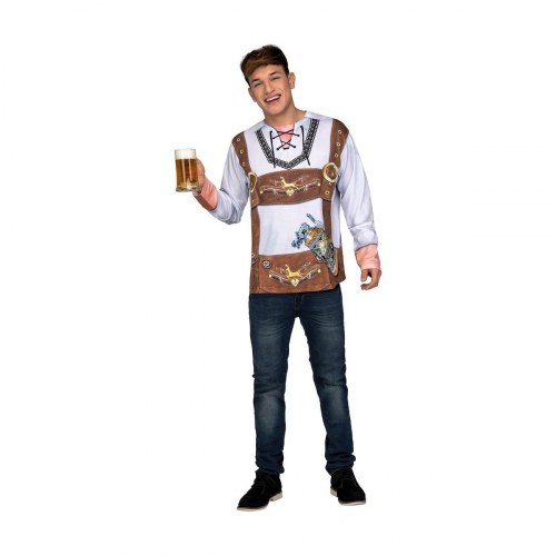 Tyrol - tyrolerkostume T-shirt til voksne, str. S