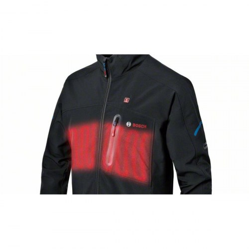 Arbejdsjakke med varme BOSCH - sort, str. L