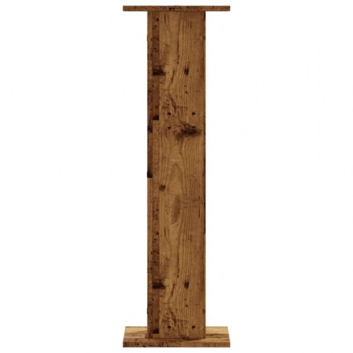 Plantestativer 2 stk. 30 x 30 x 95 cm - antikt træ