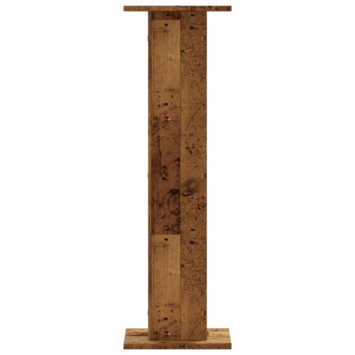 Plantestativer 2 stk. 30 x 30 x 95 cm - antikt træ