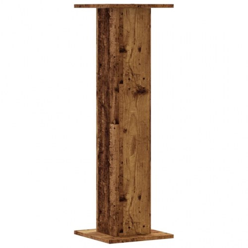 Plantestativer 2 stk. 30 x 30 x 95 cm - antikt træ