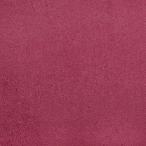 2-personers sofa i velour med pyntepuder - 120 cm, vinrød