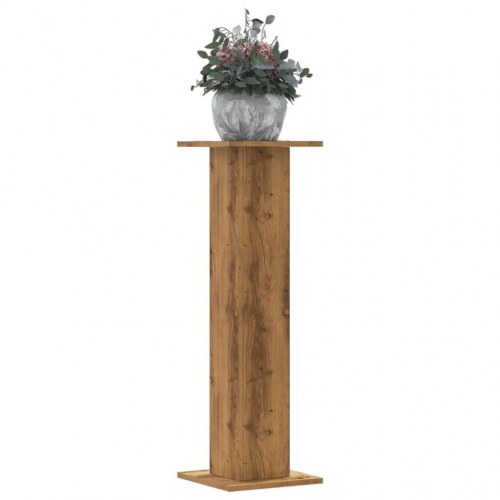 Plantestativer 2 stk. 30 x 30 x 95 cm - egetræsfarve