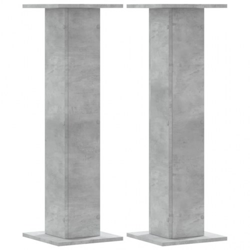 Plantestativer 2 stk. 30 x 30 x 95 cm - betongrå