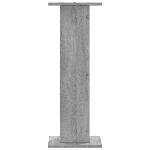 Plantestativer 2 stk. 30 x 30 x 80 cm i konstrueret træ - grå sonoma-eg