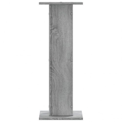 Plantestativer 2 stk. 30 x 30 x 80 cm i konstrueret træ - grå sonoma-eg