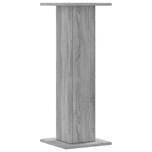 Plantestativer 2 stk. 30 x 30 x 80 cm i konstrueret træ - grå sonoma-eg