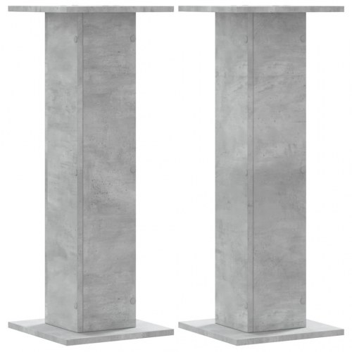 Plantestativ 2 stk. 30 x 30 x 80 cm - betongrå