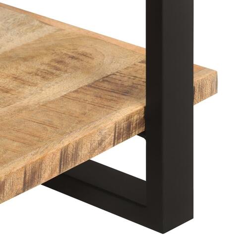 Bogreol med 4 hylder 80x40x180 cm ru mangotræ
