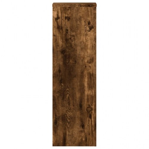 Plantestativer - 2 stk. 25×25×80 cm i konstrueret træ, røget eg