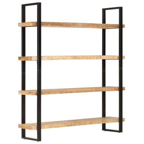 Bogreol med 4 hylder 160x40x180 cm ru mangotræ