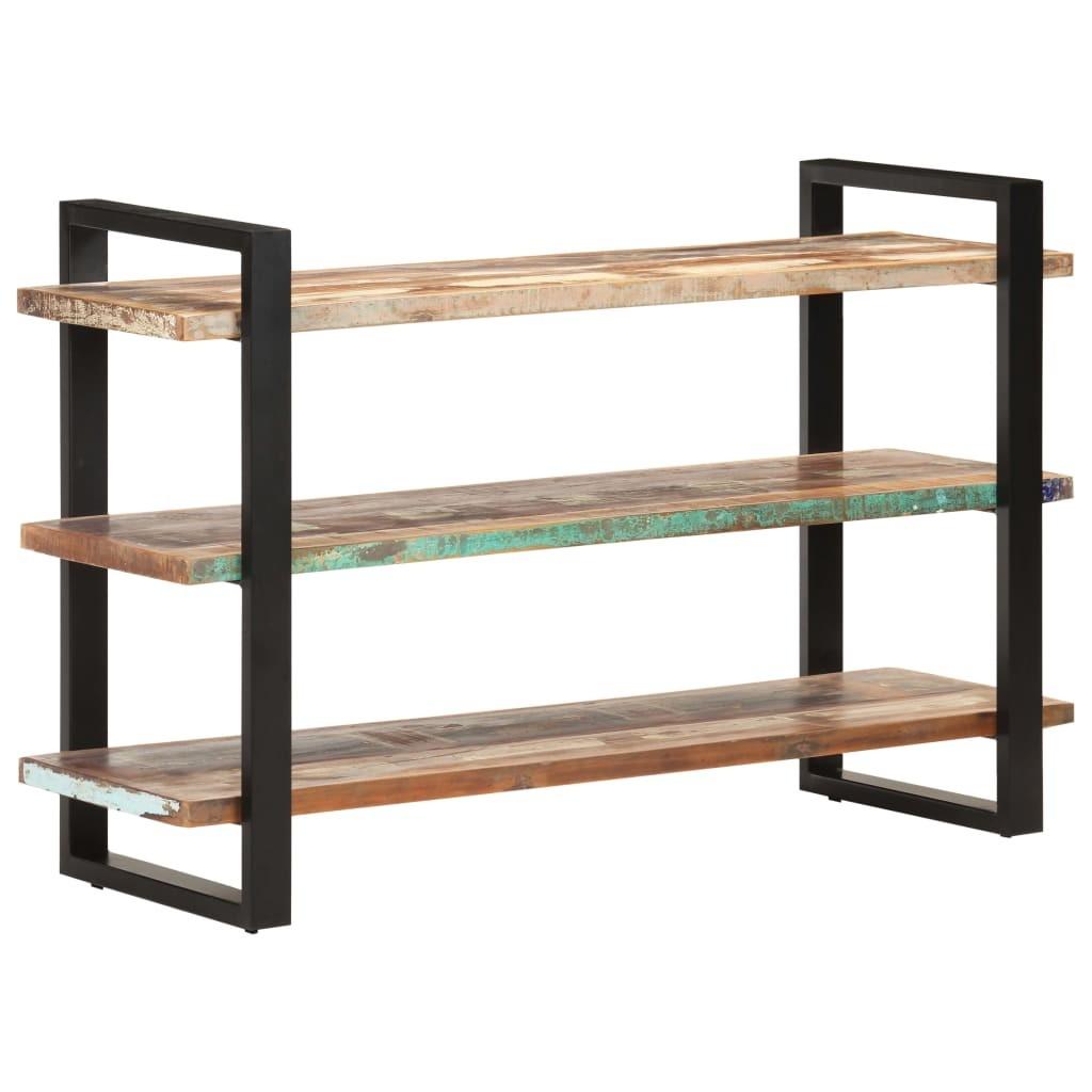 Skænk Med 3 Hylder 120x40x75 Cm Massivt Genbrugstræ