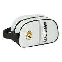 Rejsetoilettaske Real Madrid C.F. Hvid Grå Sportslig 26 x 15 x 12 cm