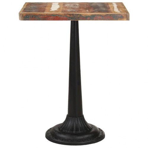 Bistrobord 60x60x76 cm massivt genbrugstræ