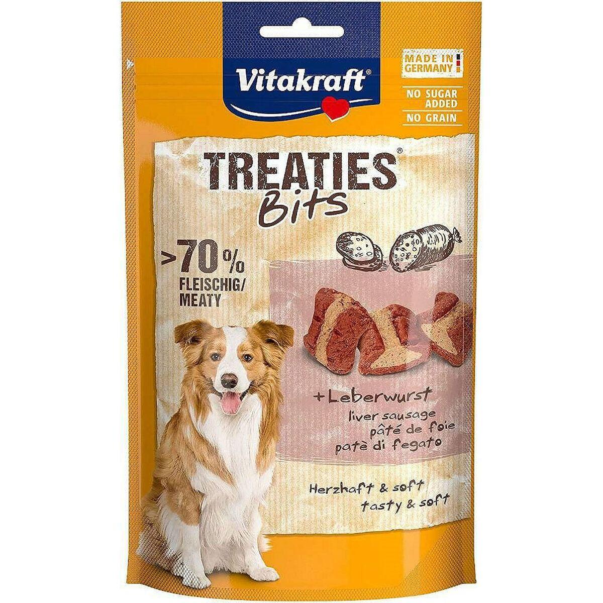 Hundesnack Vitakraft Treaties Bits Gris 120 g