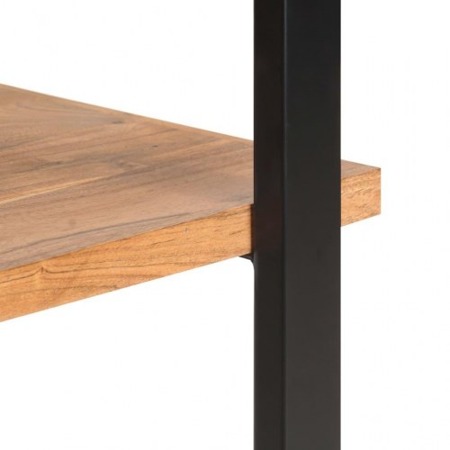 Bogreol med 4 hylder 80x40x180 cm massivt akacietræ