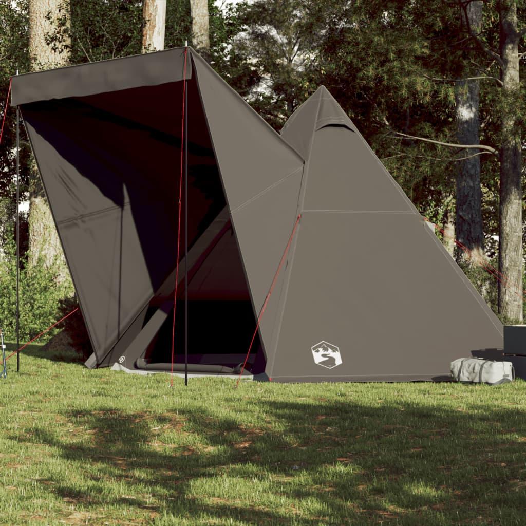 6 Personers Campingtelt Vandafvisende Brun