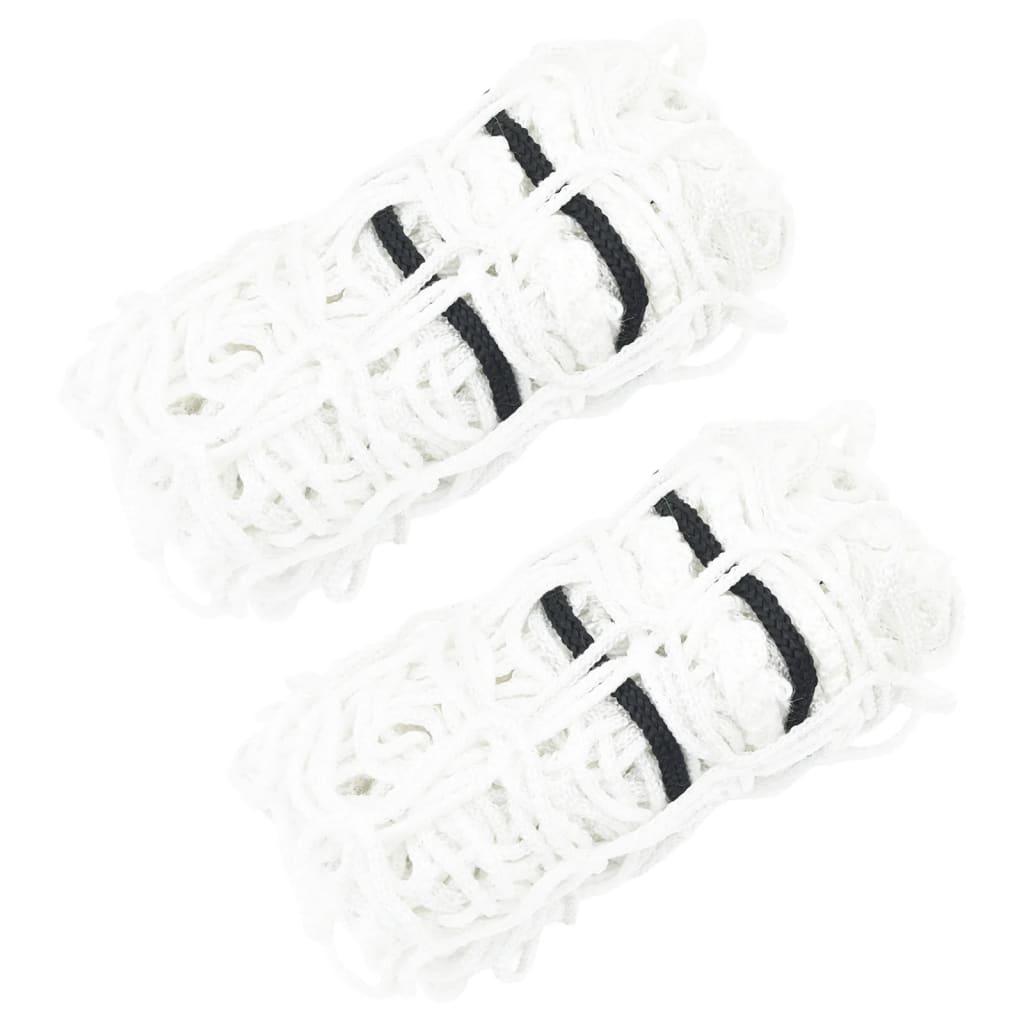 vidaXL hønet 2 stk. 75x75 cm PP rund hvid