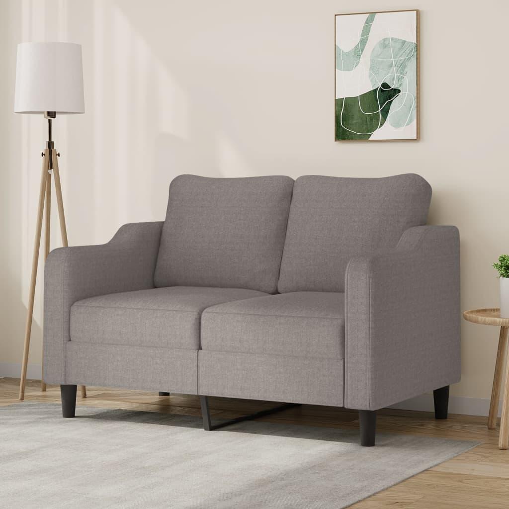 2-Personers Sofa Stof - 120 cm / Gråbrun