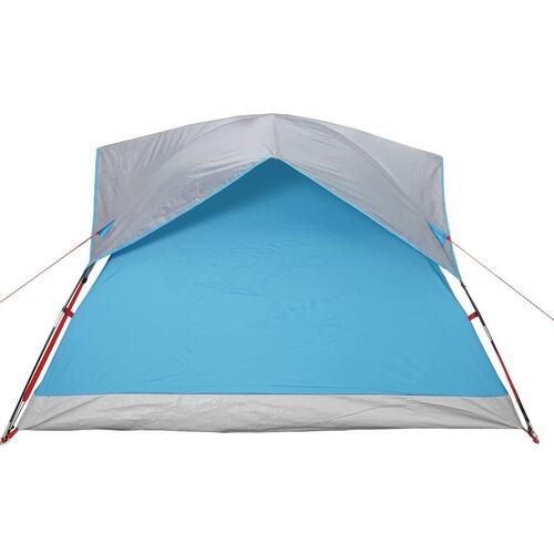 4-personers campingtelt vandafvisende blå