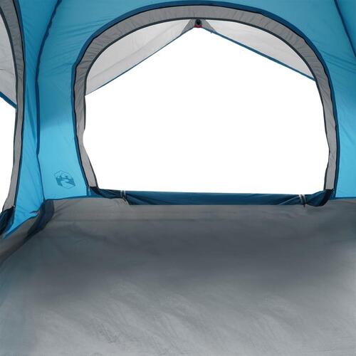 4-personers campingtelt vandafvisende blå