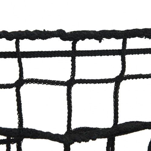 Hønet 2 stk. 75 × 50 cm - rund, sort PP