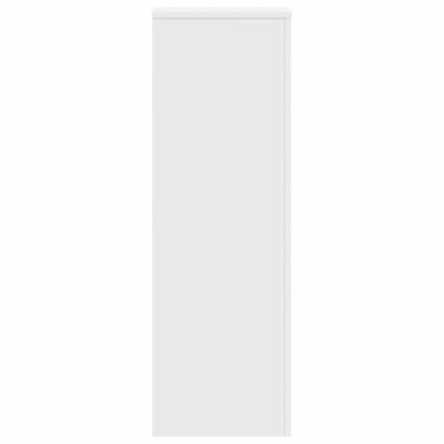 Plantestativer 2 stk. 33x33x100 cm konstrueret træ hvid