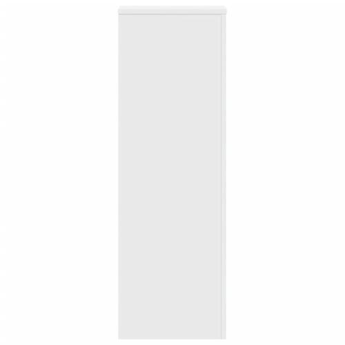 Plantestativer 2 stk. 33x33x100 cm konstrueret træ hvid