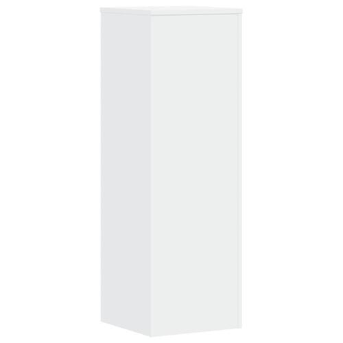 Plantestativer 2 stk. 33x33x100 cm konstrueret træ hvid