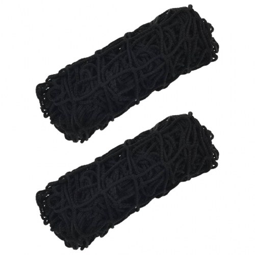 Hønet 2 stk. - 150 × 90 cm rektangulær, sort PP