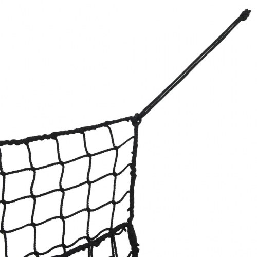 Hønet 2 stk. - 150 × 90 cm rektangulær, sort PP