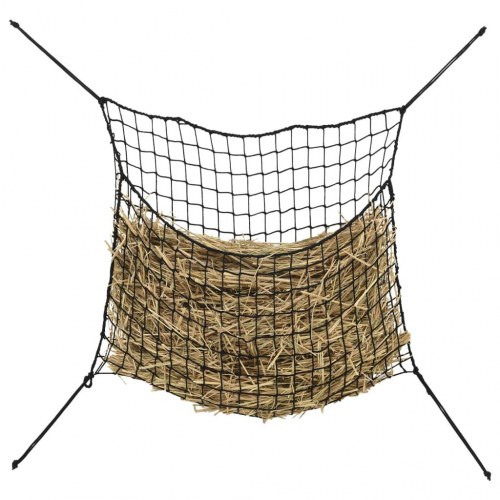 Hønet - 2 stk. rektangulære 100 × 90 cm, PP, sort