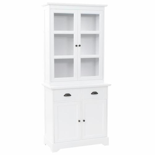Walisisk kommode med 4 døre MDF og fyrretræ 80 x 40 x 180 cm