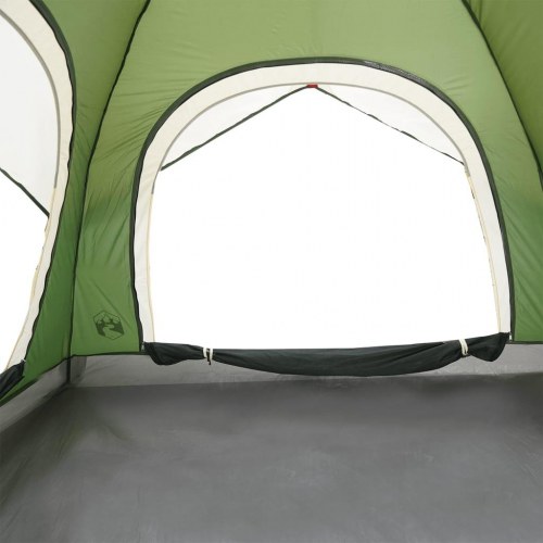 4-personers campingtelt - vandafvisende kabine, grøn