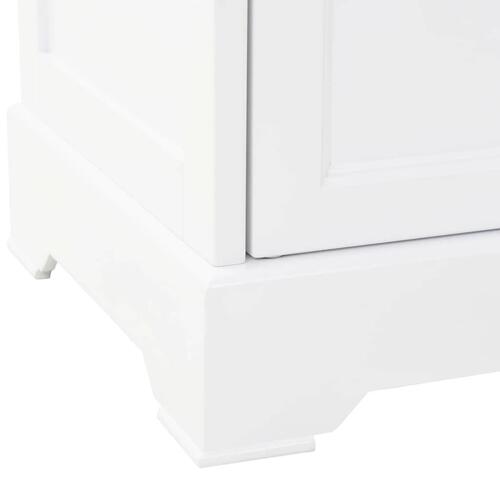 Walisisk kommode med 4 døre MDF og fyrretræ 80 x 40 x 180 cm
