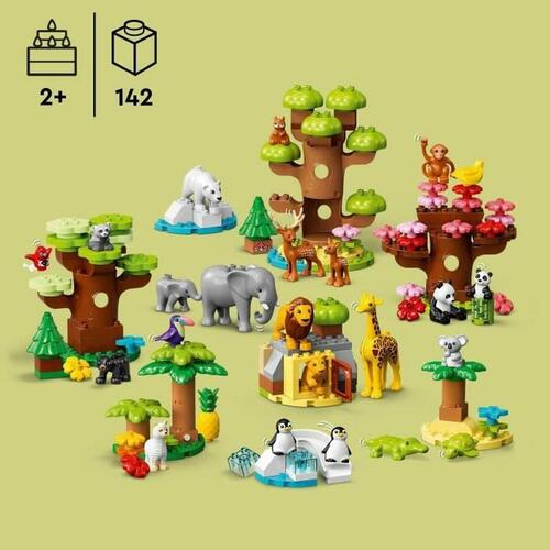 Playset Lego 10975 DUPLO Wild Animals of the World (142 Dele)