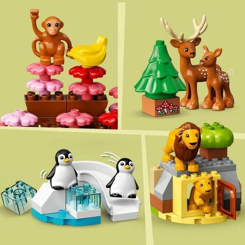 Playset Lego 10975 DUPLO Wild Animals of the World (142 Dele)