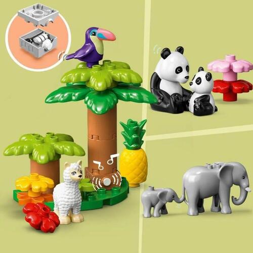 Playset Lego 10975 DUPLO Wild Animals of the World (142 Dele)