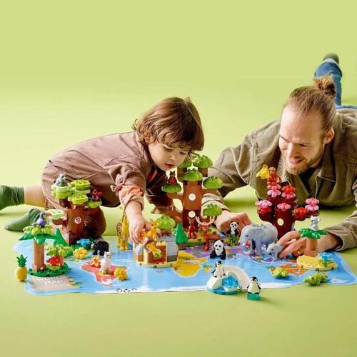 Playset Lego 10975 DUPLO Wild Animals of the World (142 Dele)