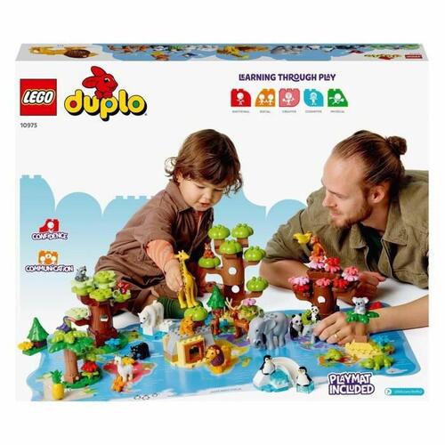 Playset Lego 10975 DUPLO Wild Animals of the World (142 Dele)