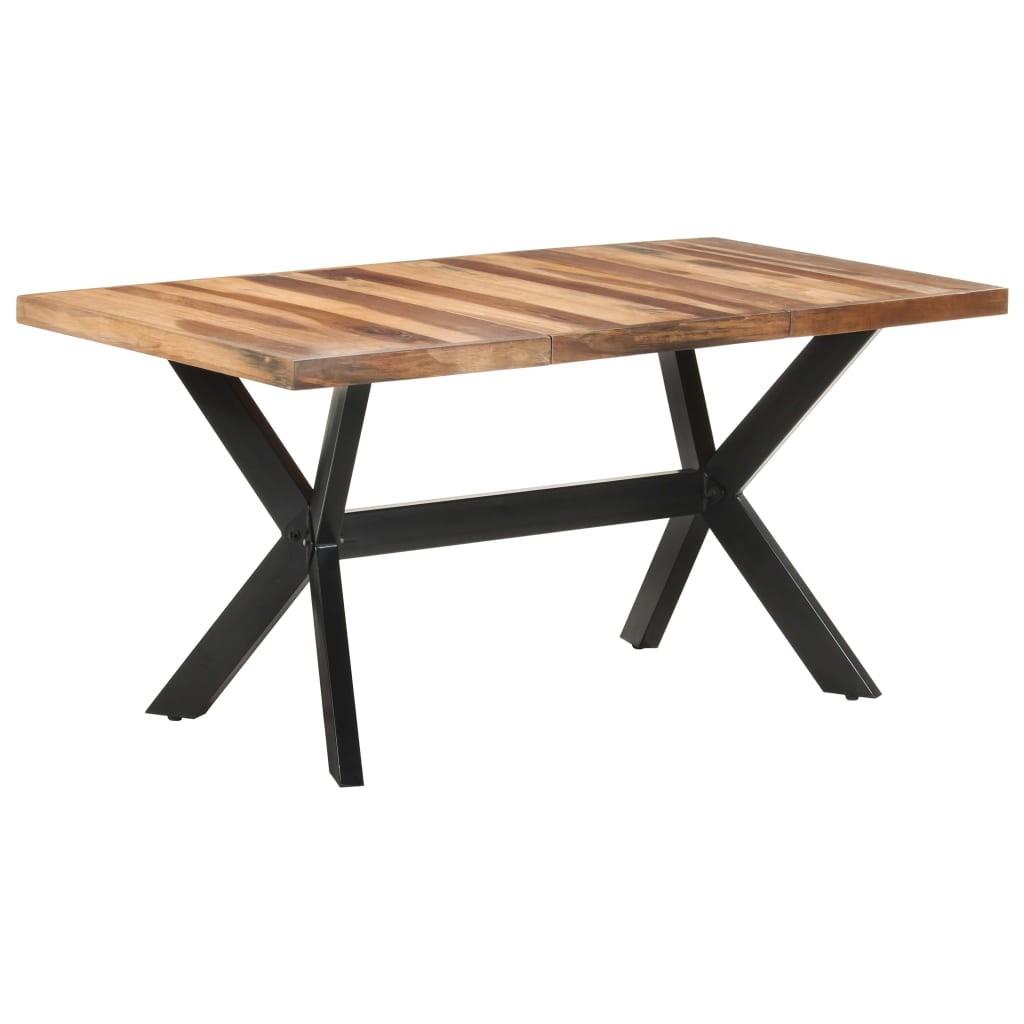 Spisebord 160x80x75 cm akacietræ med honningfarvet finish
