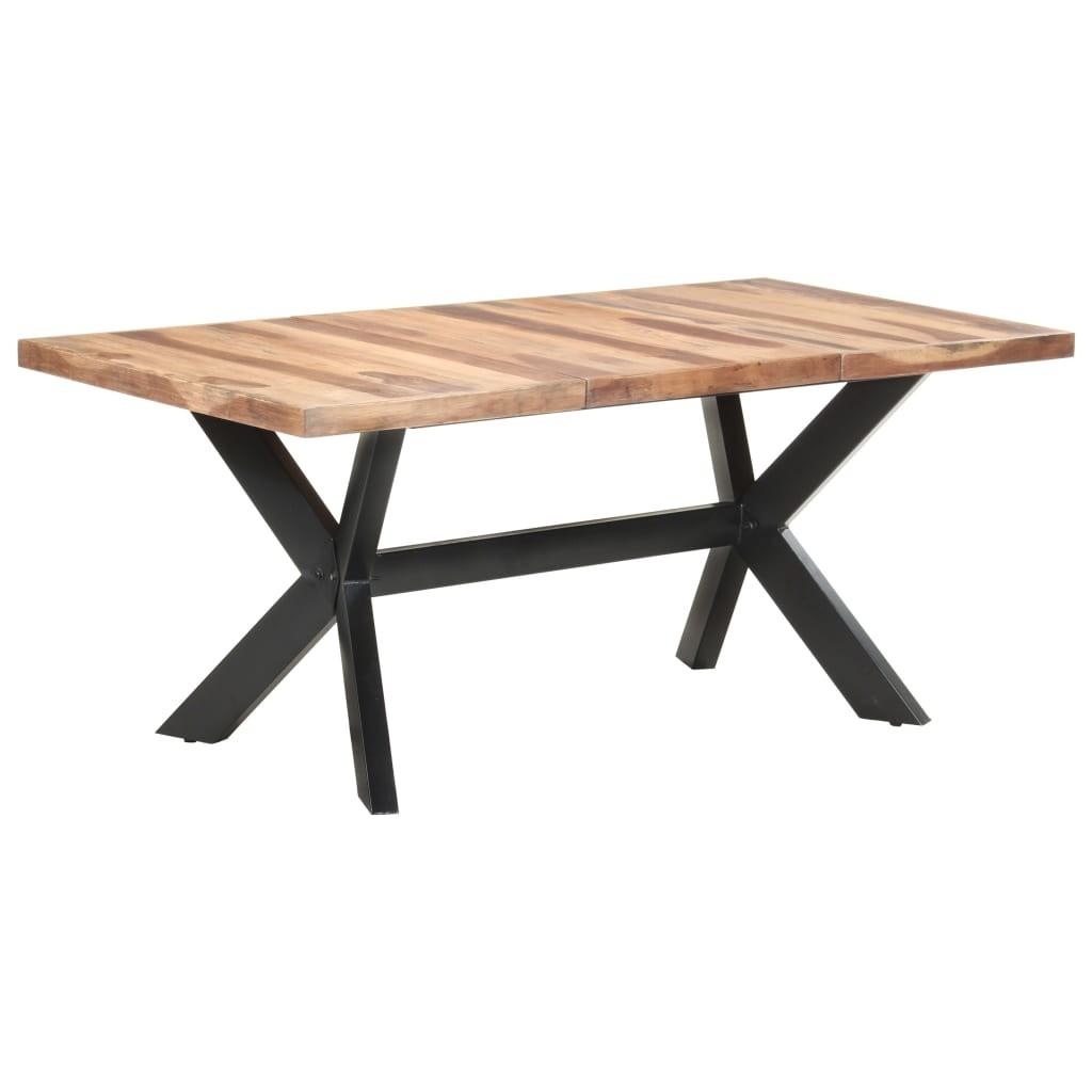 Spisebord 180x90x75 cm akacietræ med honningfarvet finish