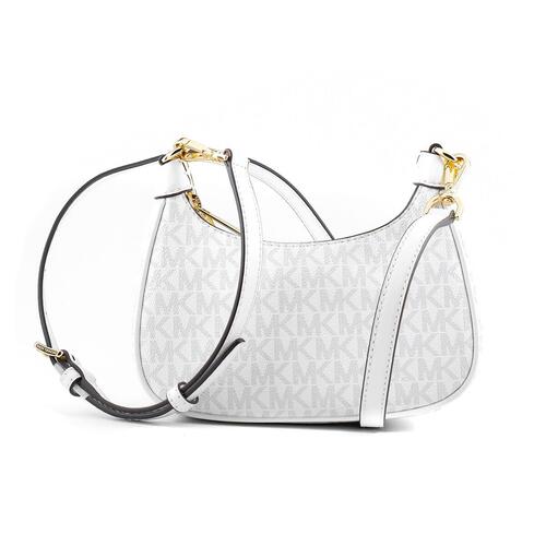 Rygsæk Michael Kors 35R3G4CC5B-OPTIC-WHITE Hvid 18 x 10 x 6 cm