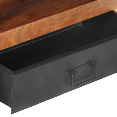 Tv-bord 120x30x40 cm massivt teaktræ