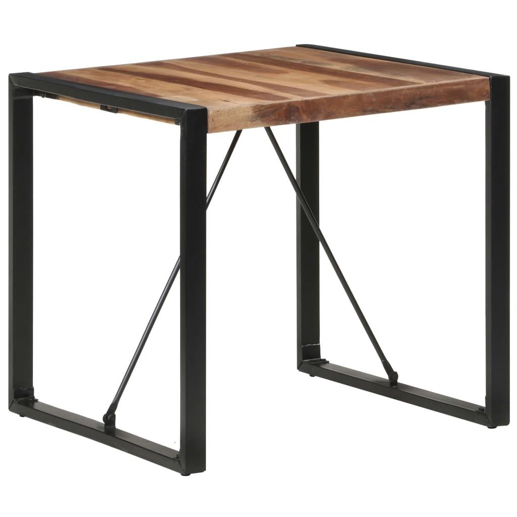 Spisebord 80x80x75 cm massivt træ