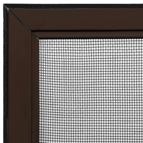 Udvideligt insektnet til vinduer 75-143 × 50 cm - brun