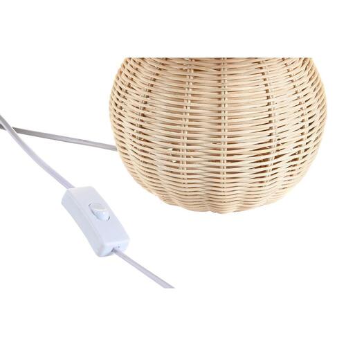 Bordlampe Natur Rattan 220 V 50 W Alpino (30 x 30 x 31 cm)