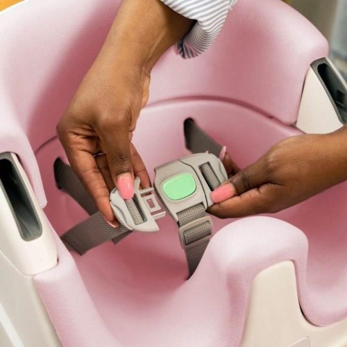 Babystol med bakke Ingenuity - Pink